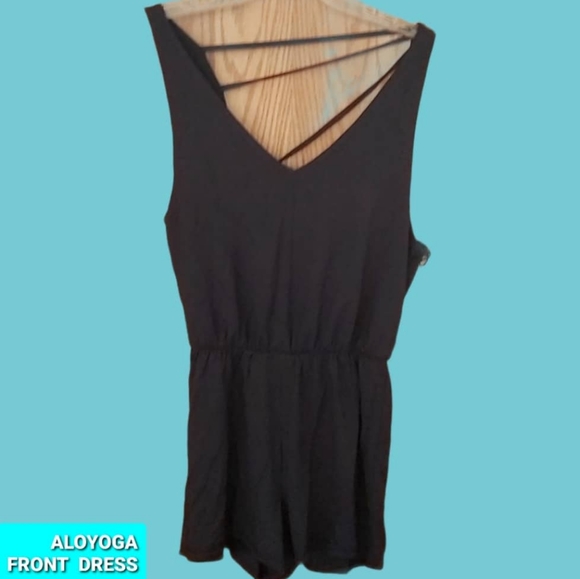 ALO Yoga ILLUMINATE ROMPER shorts Dress . - Picture 9 of 16